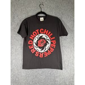 Red Hot Chili Pepper Hot Topic Shirt Women S Black Graphic Print‎ Short Sleeve